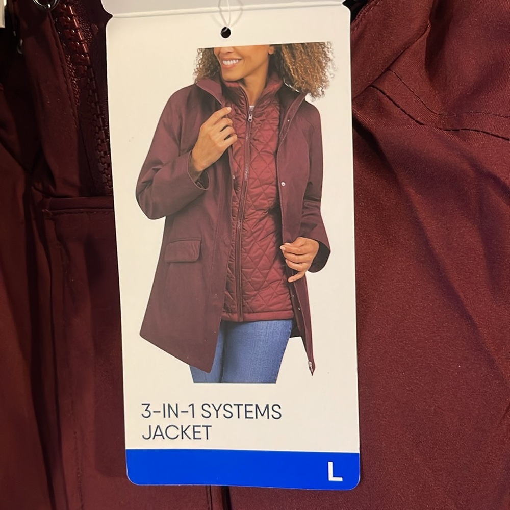 Lands’ End  3 in 1 systems jacket.